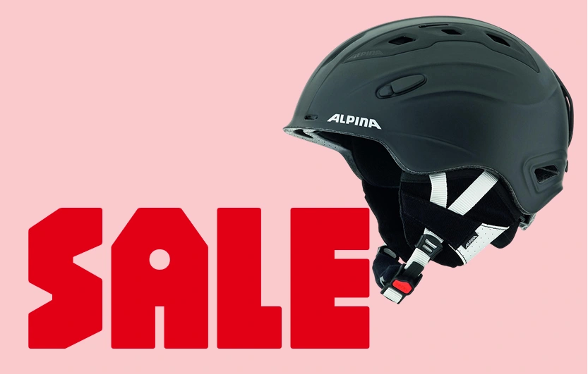 Скидка на горнолыжные шлемы ALPINA